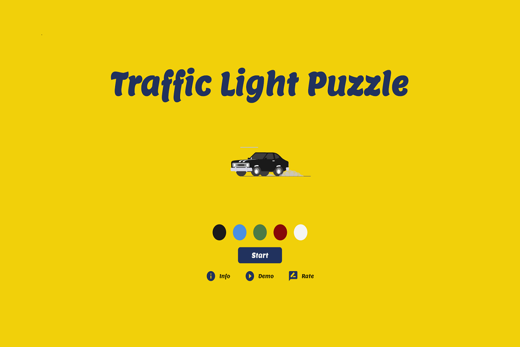 Hasil karya Traffic Light Puzzle di BuildWith Angga