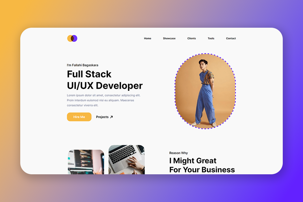 Hasil karya Great Portfolio UI/UX Design di BuildWithAngga