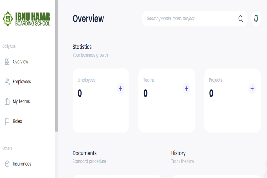 Hasil karya projek hris-ihbs belajar design dan code di BuildWithAngga