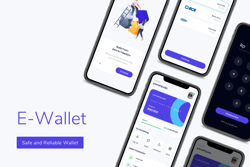 Hasil karya Clean Architecture E-Wallet di BuildWithAngga