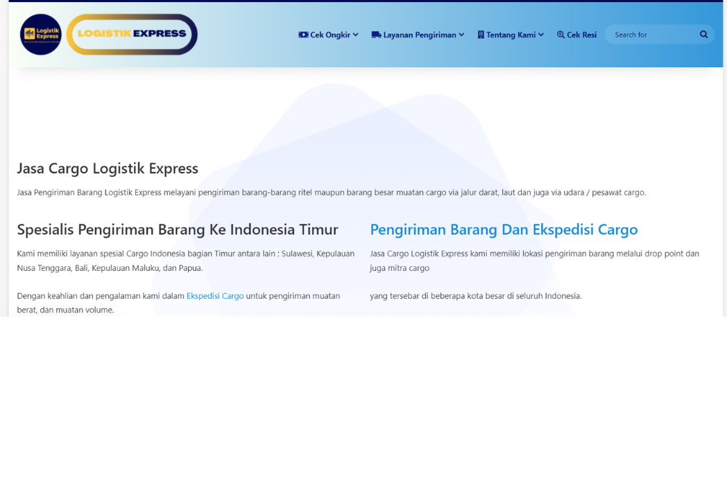 Hasil karya Logistik Expres di BuildWithAngga