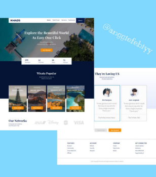 Hasil karya Nomads-Travel di BuildWithAngga