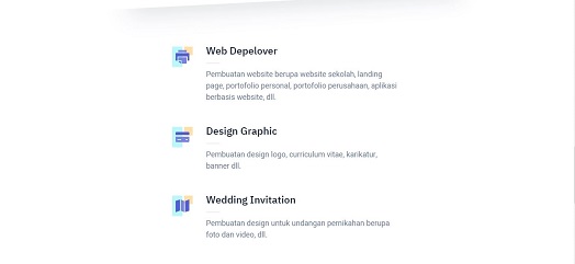 Hasil karya Web Portfolio di BuildWithAngga