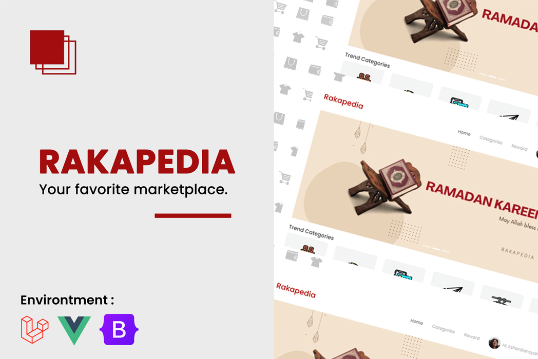 Hasil karya Rakapedia (Toko Online) di BuildWithAngga