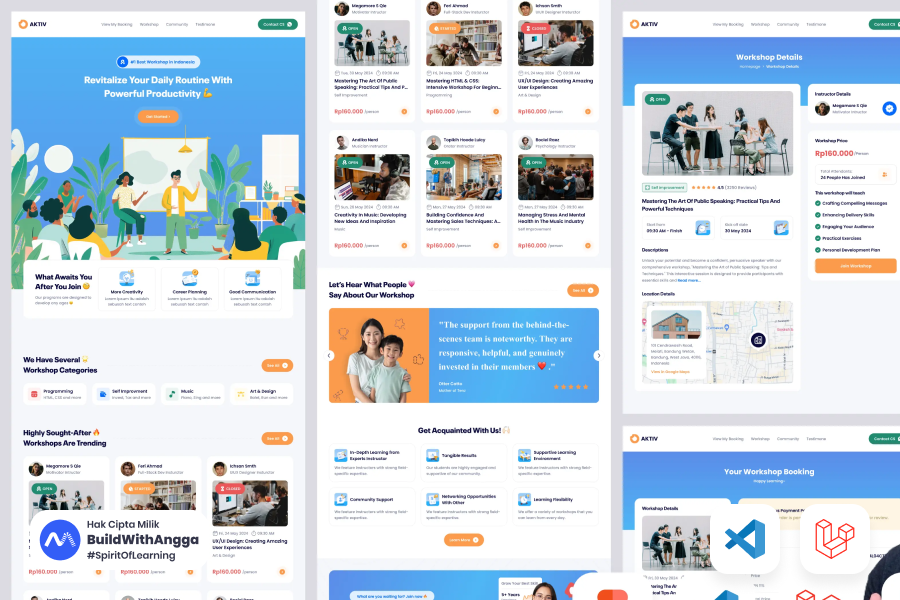Kelas Tutorial Laravel 11, Midtrans, Filament: Bikin Web Booking Event Ticket di BuildWithAngga