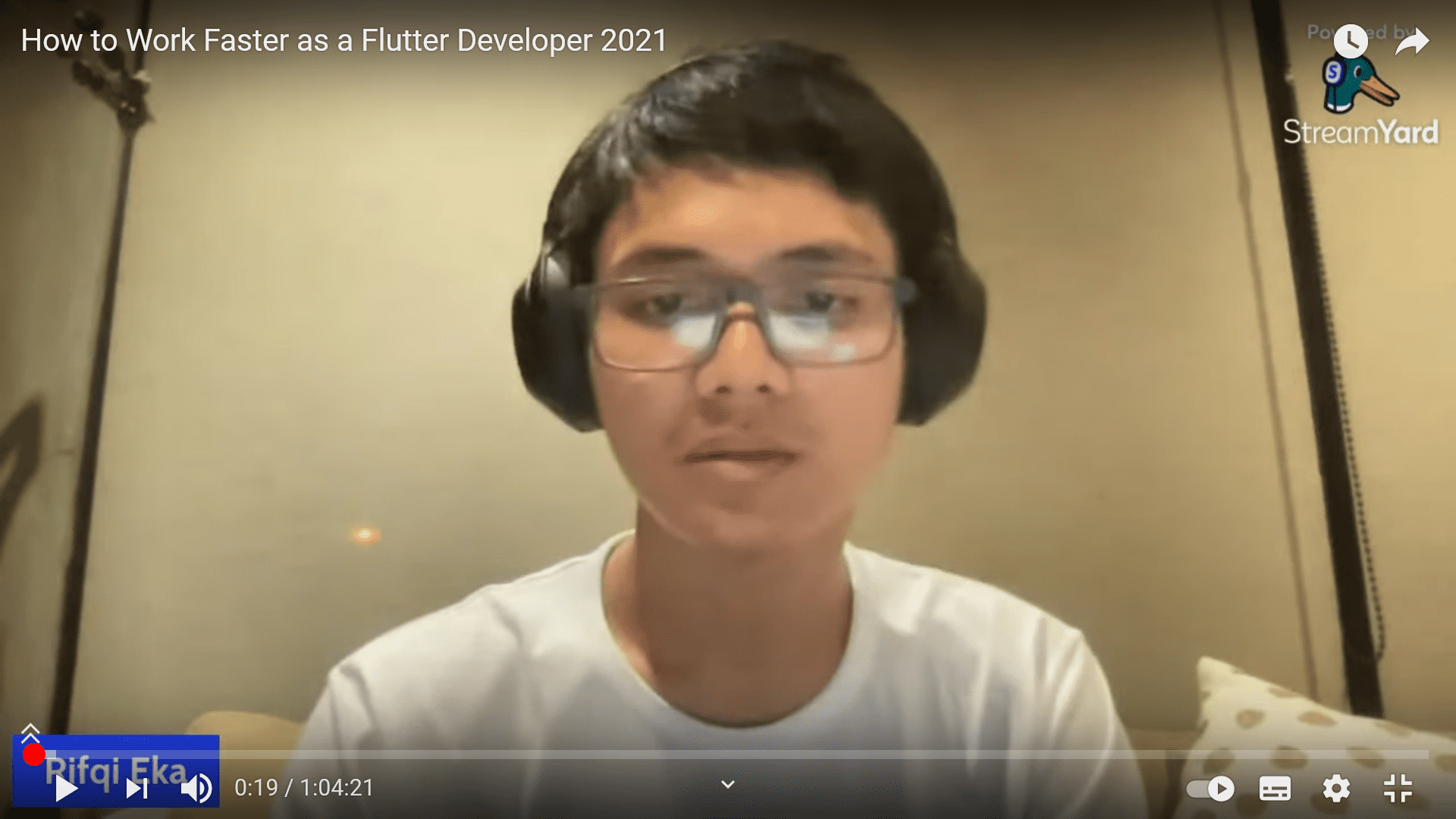 Webinar How to Work Faster as a Flutter Developer di BuildWithAngga