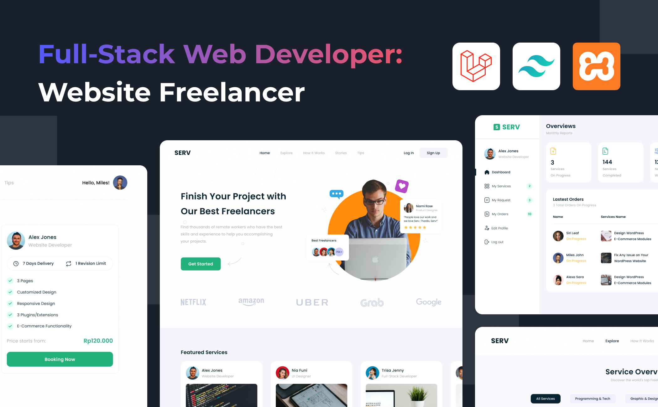 Kelas Full-Stack Web Developer: Bangun Website Freelancer di BuildWith Angga
